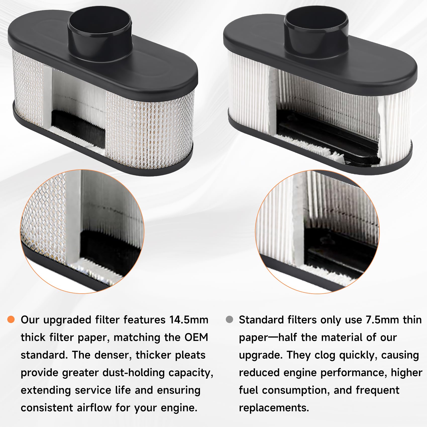 Amazon.com: 11013-0752 Air Filter, FR691V Air Filter for Kawasaki